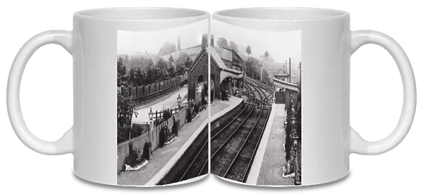 Adderbury Station, Oxfordshire, c. 1910