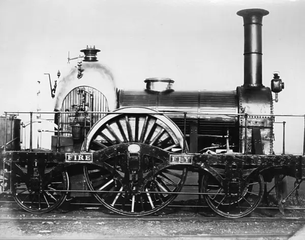 Fire Fly. 2-2-2 Broad Gauge locomotive designed by Daniel Gooch and built in 1840