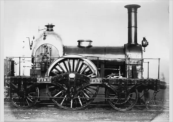 Fire Fly. 2-2-2 Broad Gauge locomotive designed by Daniel Gooch and built in 1840