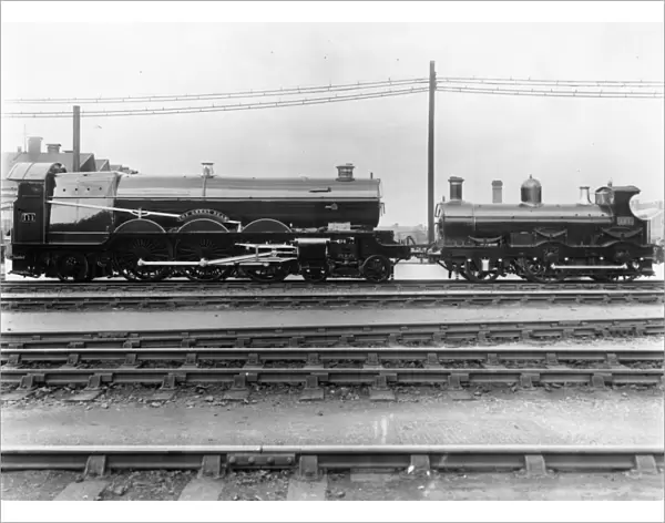 No 111 The Great Bear with No 111 2-4-0 locomotive