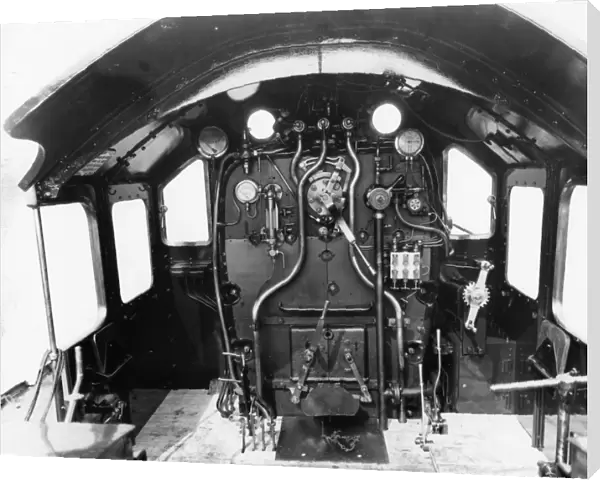 Cab of a Castle Class locomotive