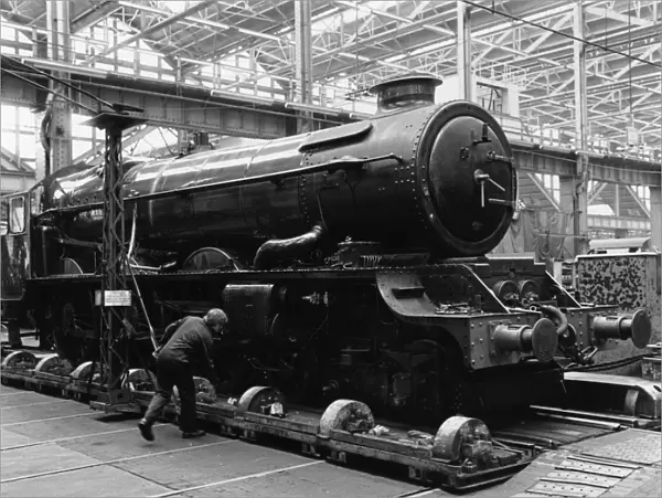 No 6000 King George V in Swindon Works