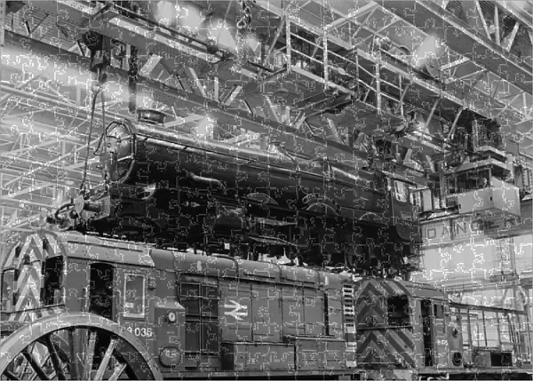 No 6000 King George V at Swindon Works
