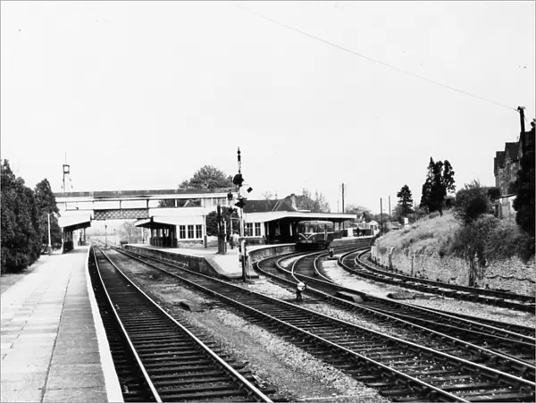Kemble Station looking towards Stroud, c. 1960s