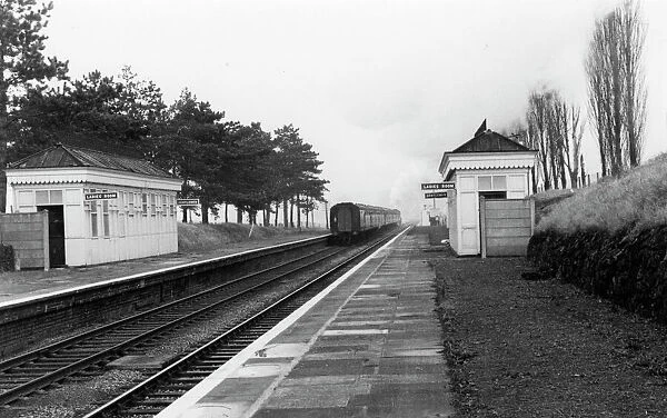 Cheltenham Racecourse Station, Gloucestershire, c. 1960