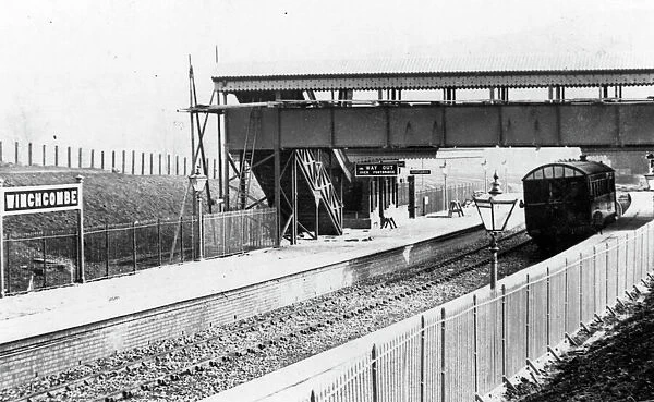 Winchcombe Station and Footbridge, Gloucestershire, c. 1910