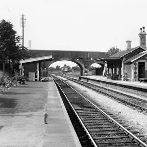 Wiltshire Stations Photographic Print Collection: Dauntsey Station
