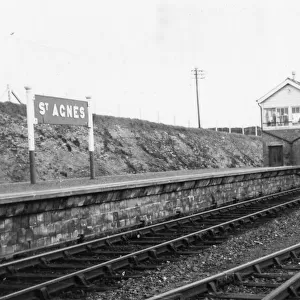 Cornwall Stations Poster Print Collection: St Agnes Station