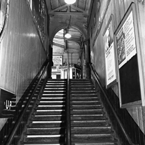 Swindon Station Staircase to Platforms, 1970