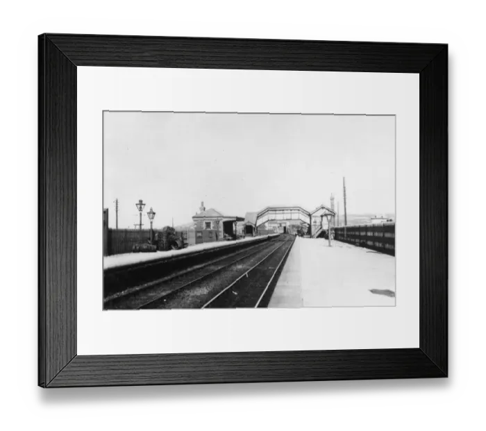 Framed Print : Marazion Station, Cornwall, June 1920 Framed Print : Marazion Station, Cornwall, June 1920