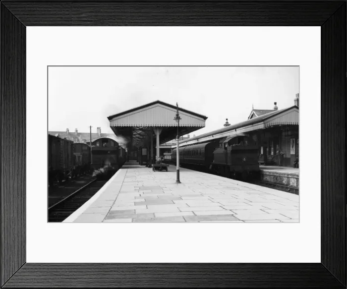 Framed Print : Newquay Station, Cornwall, c. 1960