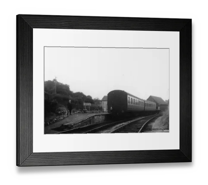 Framed Print : Highworth Station, Wiltshire, 1952