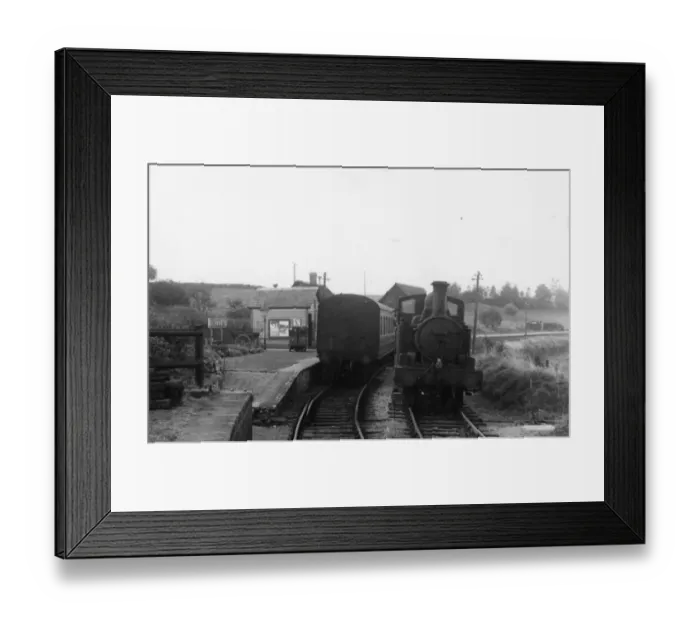 Framed Print : Highworth Station, Wiltshire, September 1952