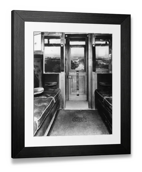 Framed Print : First Class Composite Corridor Carriage Framed Print : First Class Composite Corridor Carriage