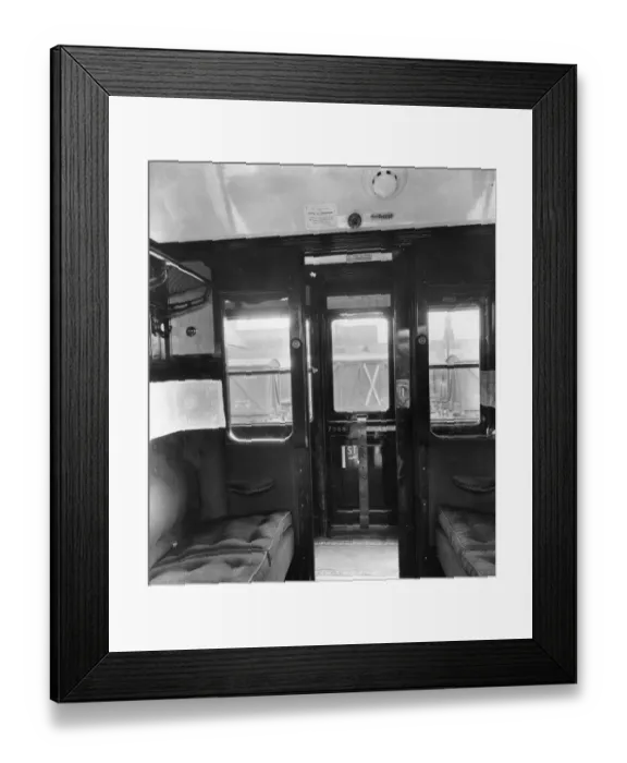 Framed Print : First Class Composite Corridor Carriage Framed Print : First Class Composite Corridor Carriage
