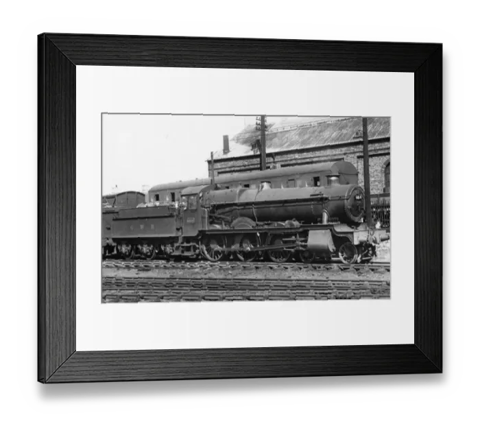 Framed Print : Grange Class locomotive No. 6814, Enborne Grange