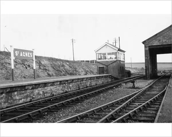 St Agnes Station, Cornwall, c. 1960
