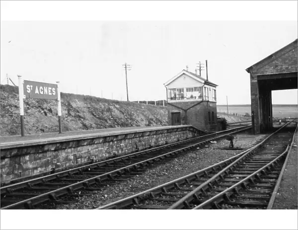 St Agnes Station, Cornwall, c. 1960