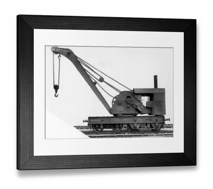 Framed Print : Cowens Sheldon & Co Ltd 15T breakdown crane No. 1 Framed Print : Cowens Sheldon & Co Ltd 15T breakdown crane No. 1