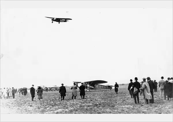 GWR air services first flight, Cardiff, April 1933