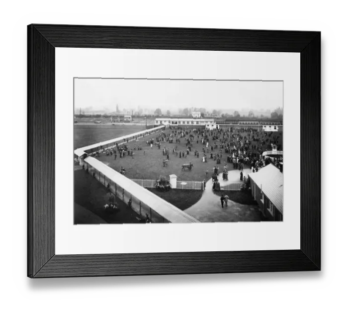 Framed Print : Newbury Racecourse Station, September 1905 Framed Print : Newbury Racecourse Station, September 1905