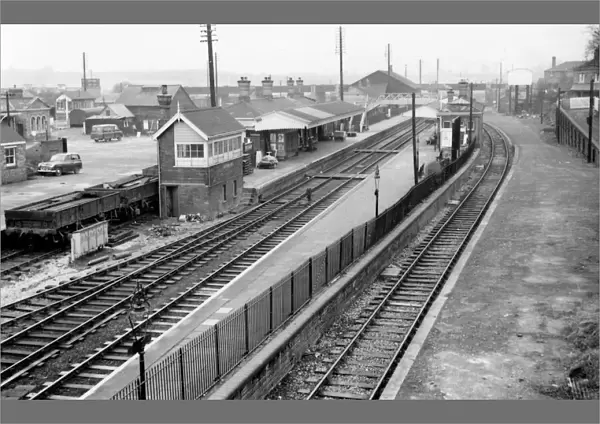 Evesham Station, Worcestershire, May 1962