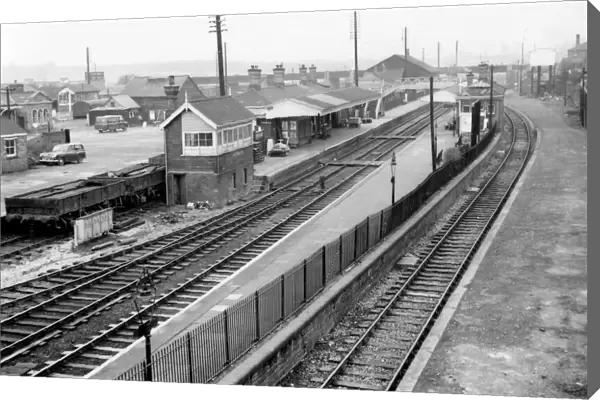 Evesham Station, Worcestershire, May 1962
