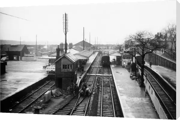 Evesham Station, Worcestershire, c. 1959