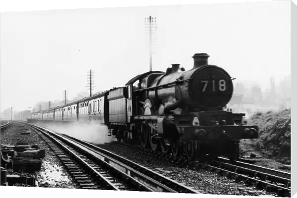 Castle Class Locomotive No. 5040, Stokesay Castle, April 1959