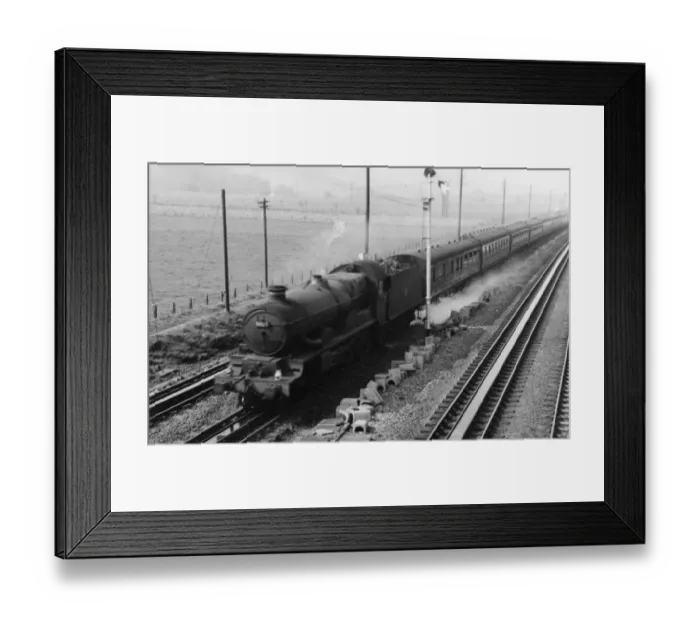 Framed Print : Castle Class Locomotive No. 5025, Chirl Castle April 1959 Framed Print : Castle Class Locomotive No. 5025, Chirl Castle April 1959