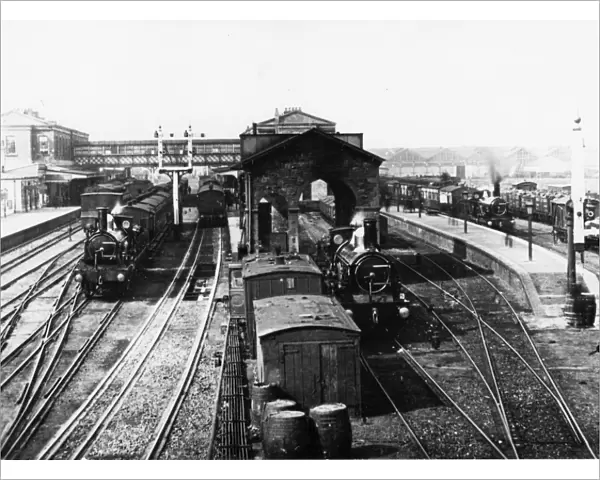 View of Swindon Station, c. 1880s