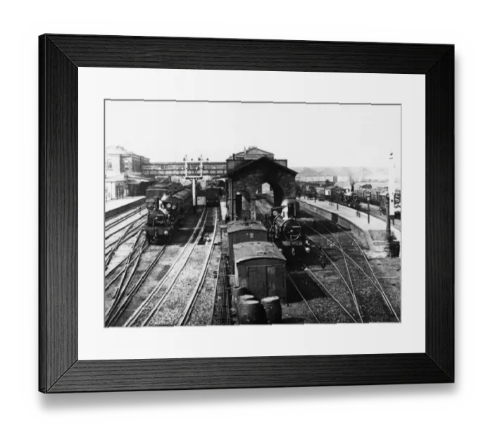 Framed Print : View of Swindon Station, c. 1880s