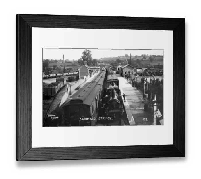 Framed Print : Bromyard Station, Herefordshire, c. 1900