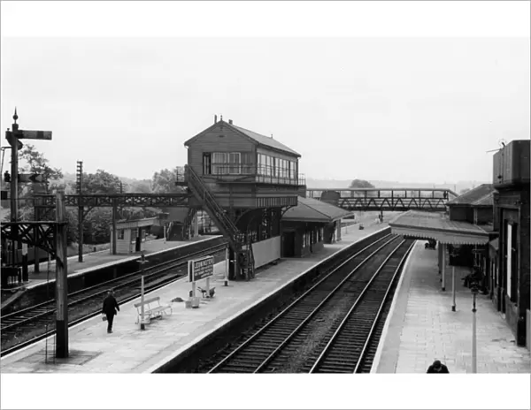 Leominster Station, Herefordshire, 27th June 1950