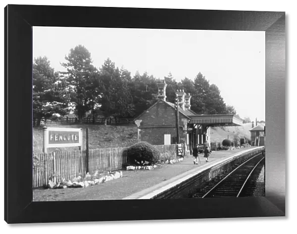 Fencote Station, Herefordshire, September 1952