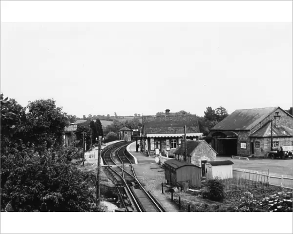 Kington Station, Herefordshire, June 1950