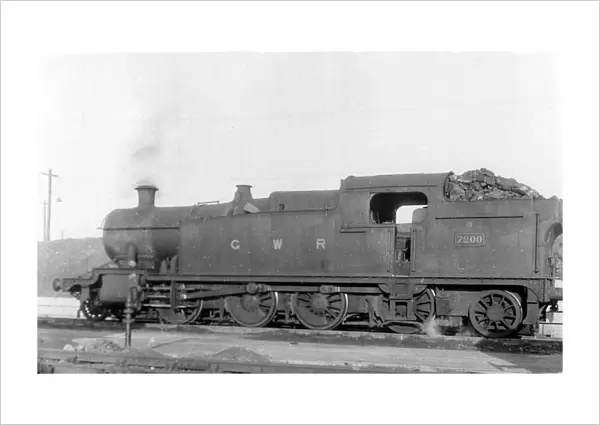 2-8-2 tank locomotive No. 7200 at Newton Abbott
