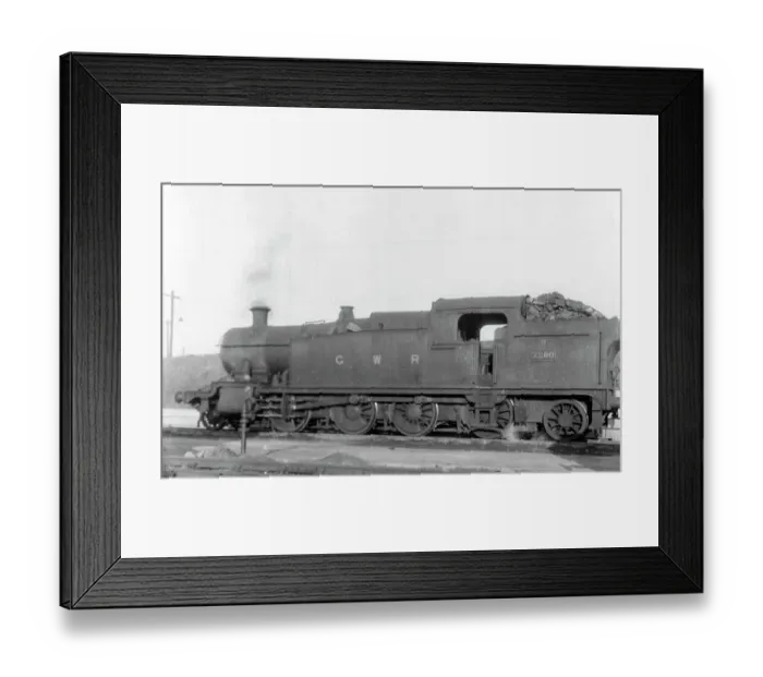 Framed Print : 2-8-2 tank locomotive No. 7200 at Newton Abbott Framed Print : 2-8-2 tank locomotive No. 7200 at Newton Abbott