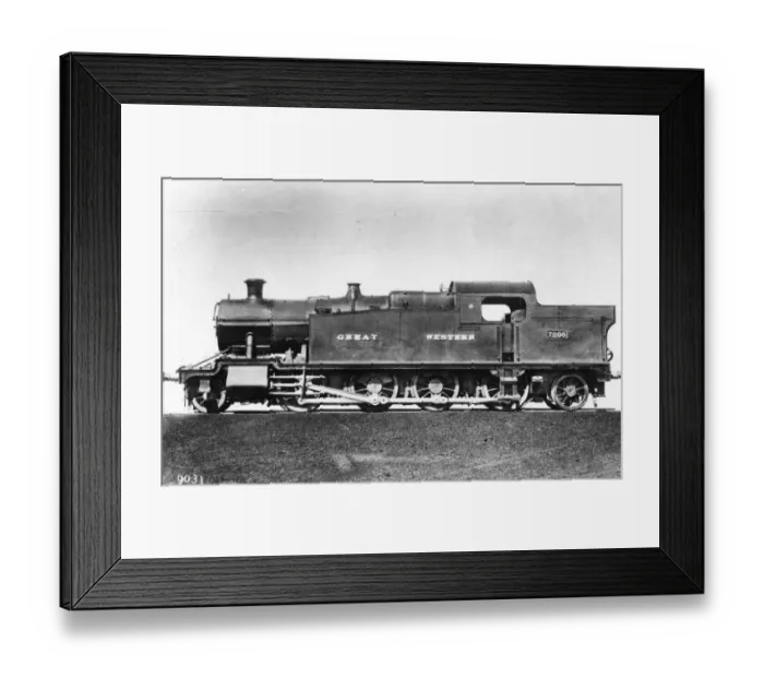 Framed Print : 2-8-2 tank locomotive No. 7200 Framed Print : 2-8-2 tank locomotive No. 7200