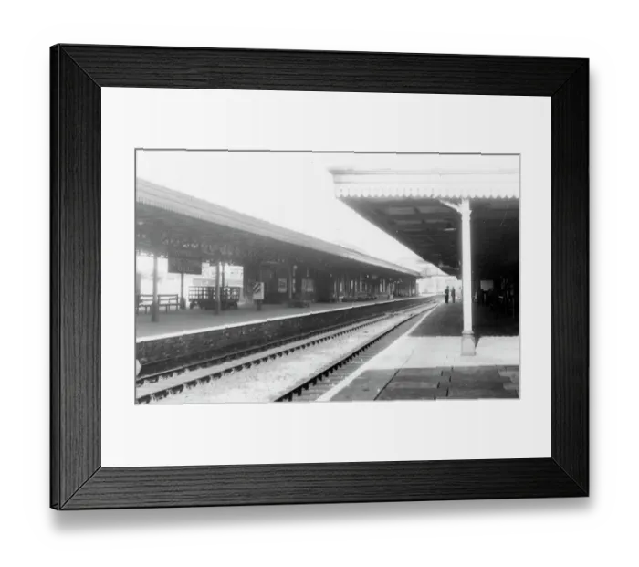 Framed Print : Trowbridge Station, 1960 Framed Print : Trowbridge Station, 1960