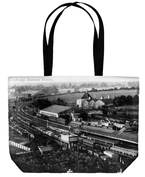 View of Trowbridge Station, Goods Yard and Surrounds, c. 1900