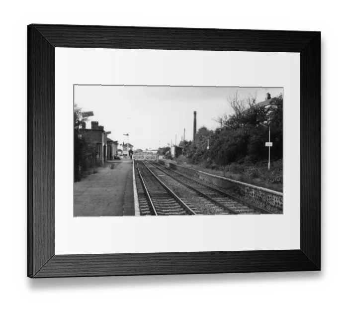 Framed Print : Hartlebury Station, Worcestershire, c. 1980 Framed Print : Hartlebury Station, Worcestershire, c. 1980