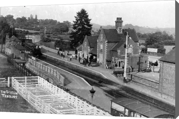 Tenbury Wells Station, Worcestershire, c. 1900