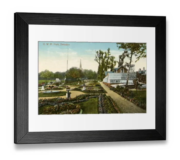 Framed Print : GWR Park, Faringdon Road, c. 1890s