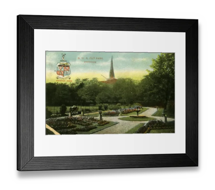 Framed Print : GWR Park, Faringdon Road, c. 1900