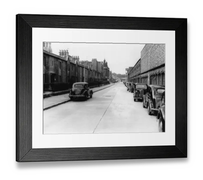 Framed Print : London Street, c. 1950