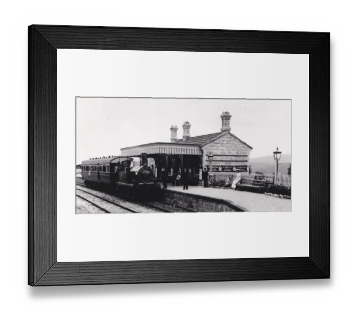 Framed Print : Abbotsbury Station, Dorset, c. 1900