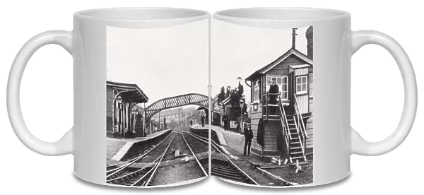 Aberaman Station, Wales, c. 1885