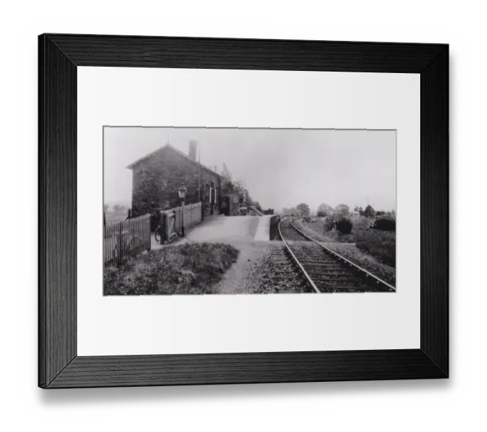 Framed Print : Almeley Station, Herefordshire, c. 1920s