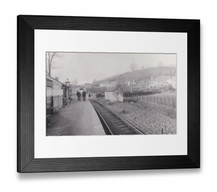 Framed Print : Ashton Station, Devon, c. 1920 Framed Print : Ashton Station, Devon, c. 1920